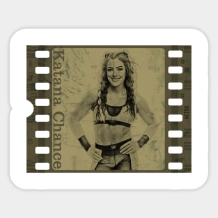 Katana Chance-Vintage Film Strip Concept Sticker